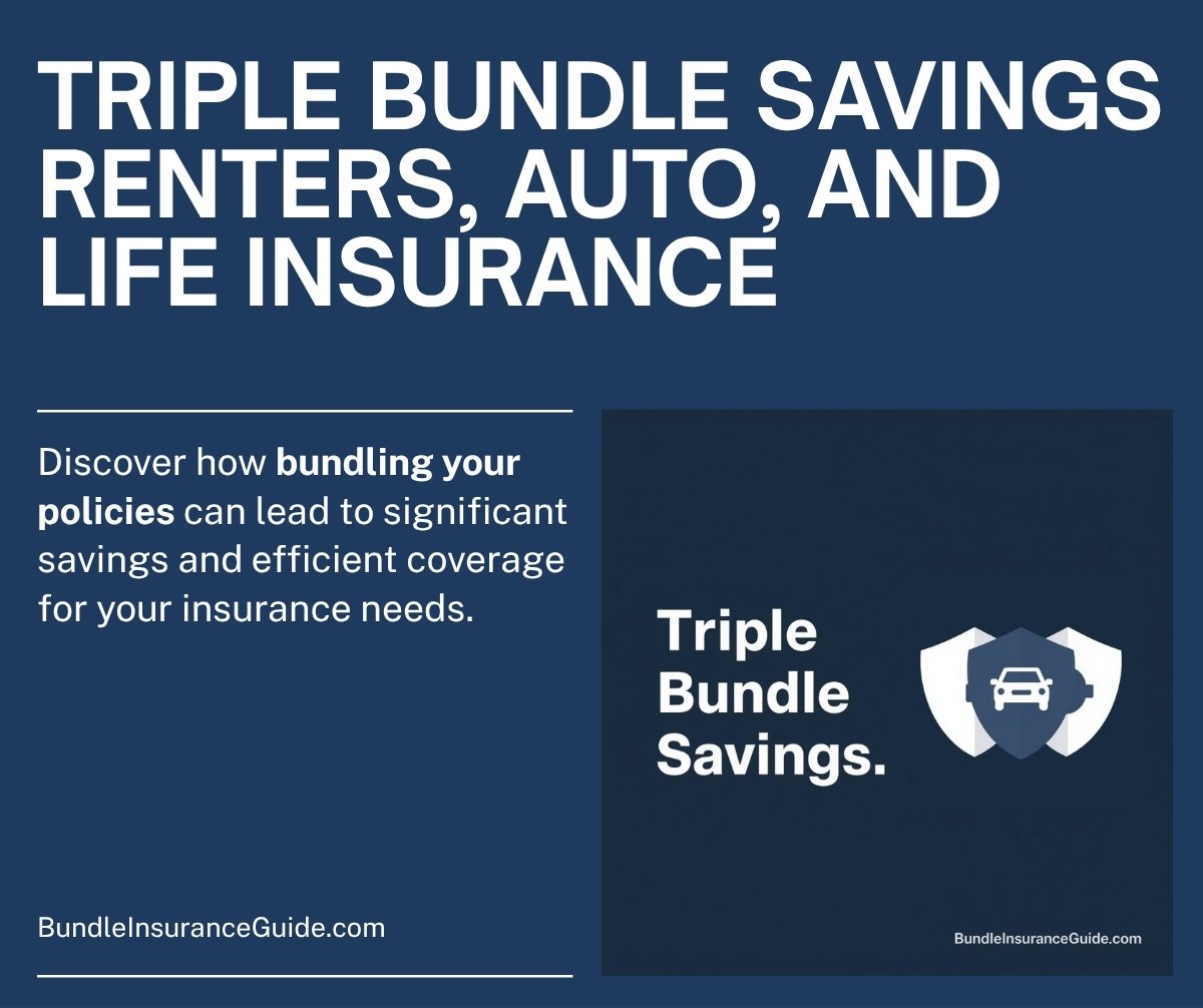 Bundling Renters, Auto, and Life Insurance: Triple Bundle Savings (2026)